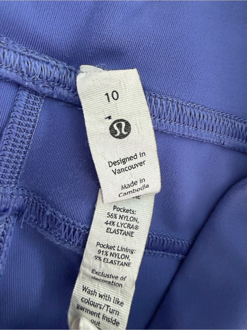 Lululemon Cargo Super-High-Rise Hiking Tight 25" in Charged Indigo - Picture 8 of 8